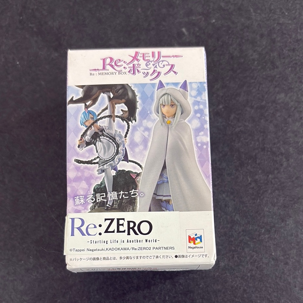 Megahouse Petitrama Re Zero Re Memory Box Hakugei 3" Figure Japan Import